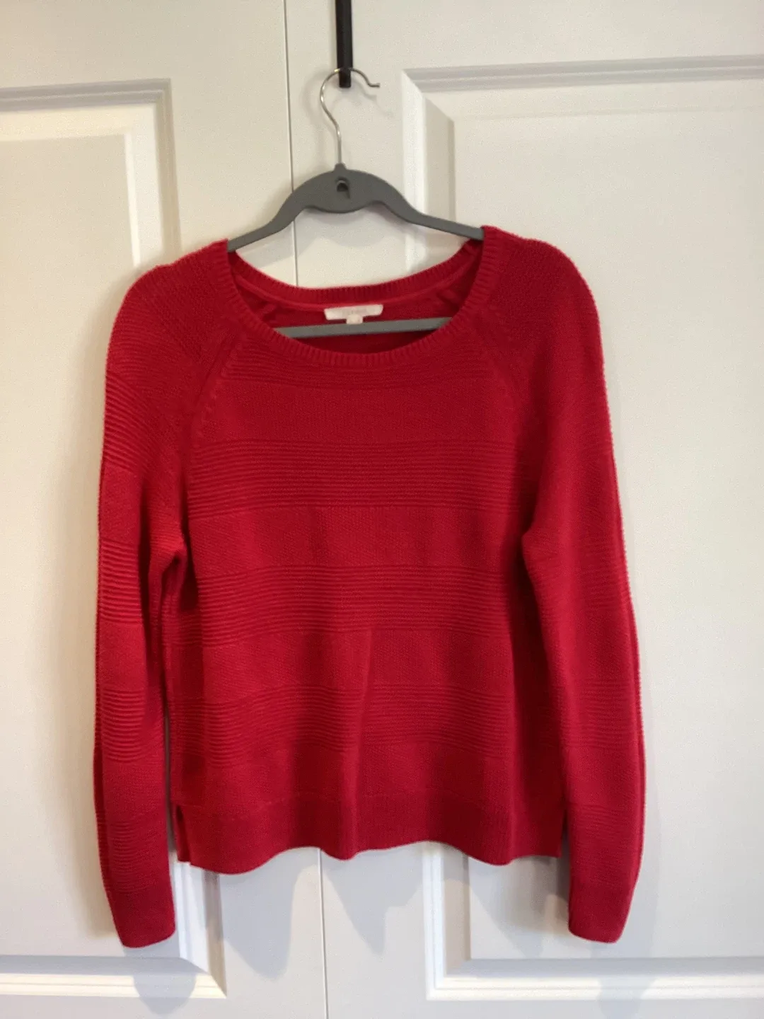 ESPRIT RED COTTON SWEATER thumbnail