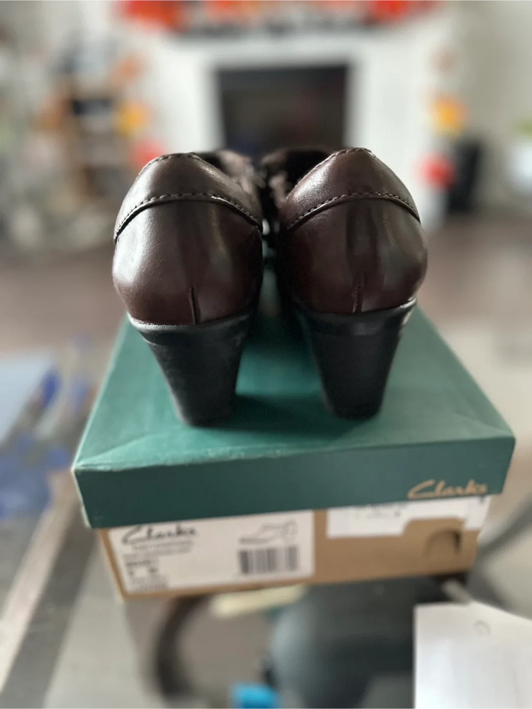 Clarks Bendables 80461 Brown Leather Heels - Size 6 image indicator(2)