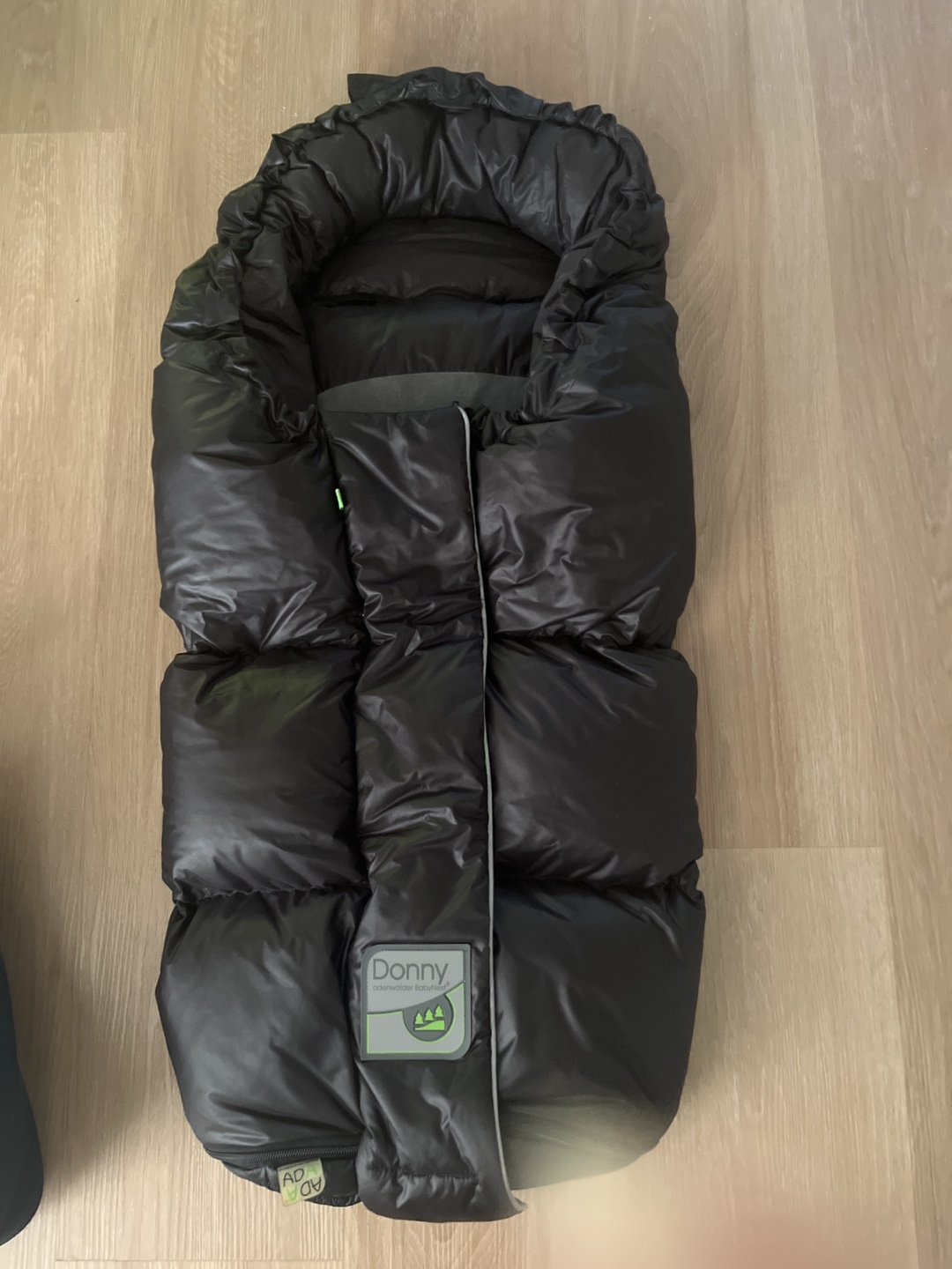 Odenwälder Babynest - Donny Vario Footmuff - Black