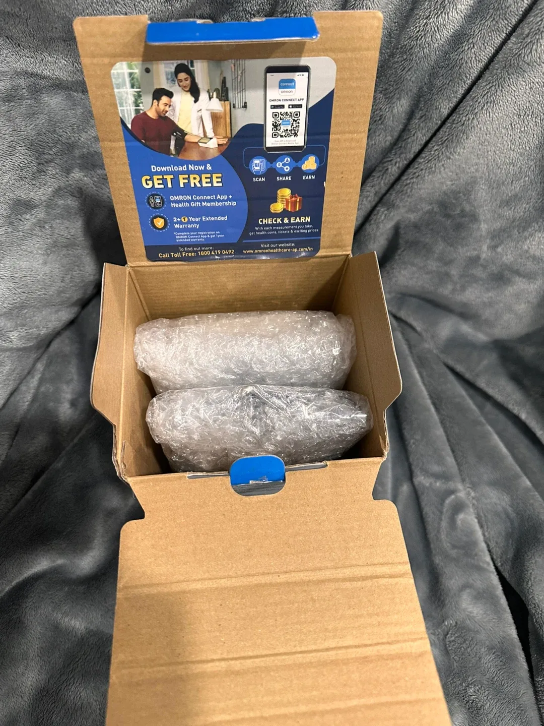 New Omron HEM-8712 Blood Pressure Monitor image indicator(3)