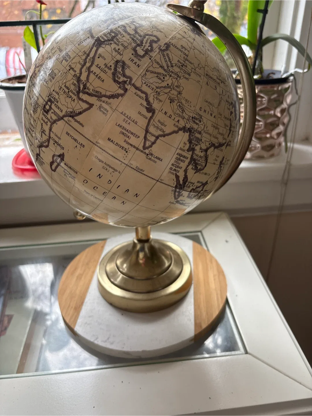 Decorative World Globe with Stand