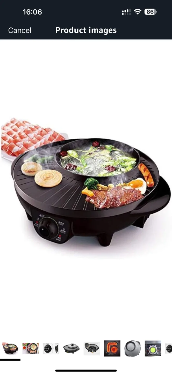 Electric Hot Pot & BBQ Grill image indicator(5)