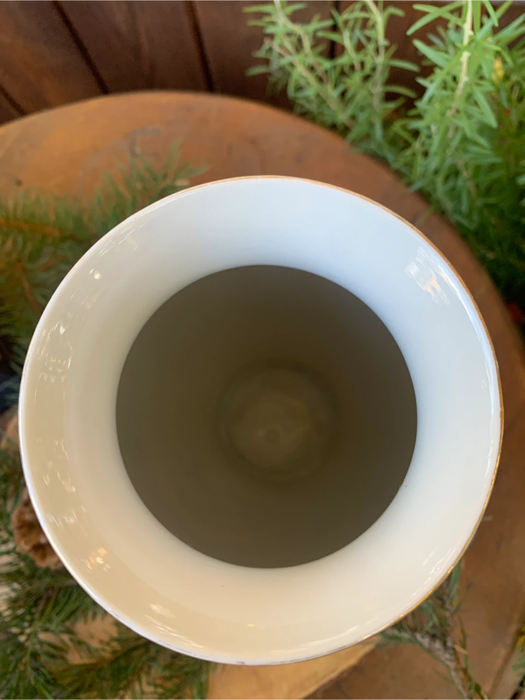 Vintage Peacock Floral Vase - photo 3