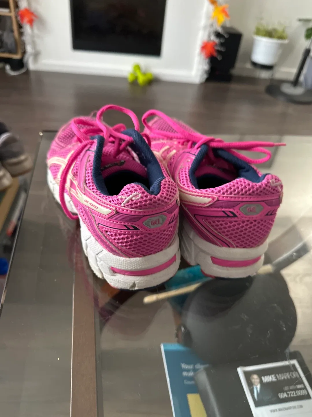 Asics GT-1000 Pink Running Shoes size 6