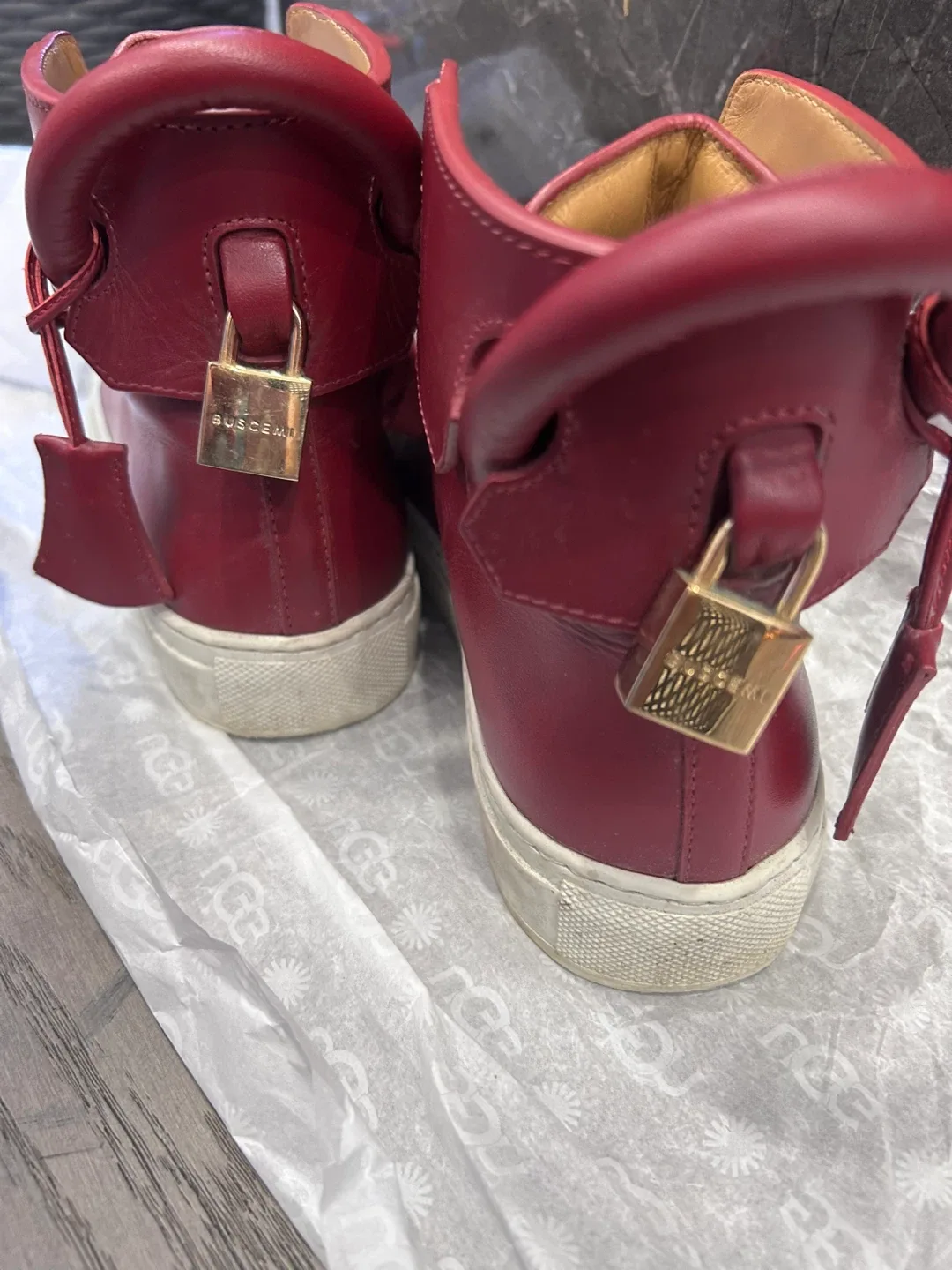 Buscemi High-Top Sneakers, Size 37 image indicator(5)