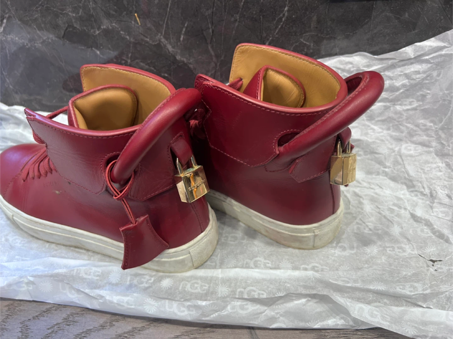 Buscemi High-Top Sneakers, Size 37 - photo 4