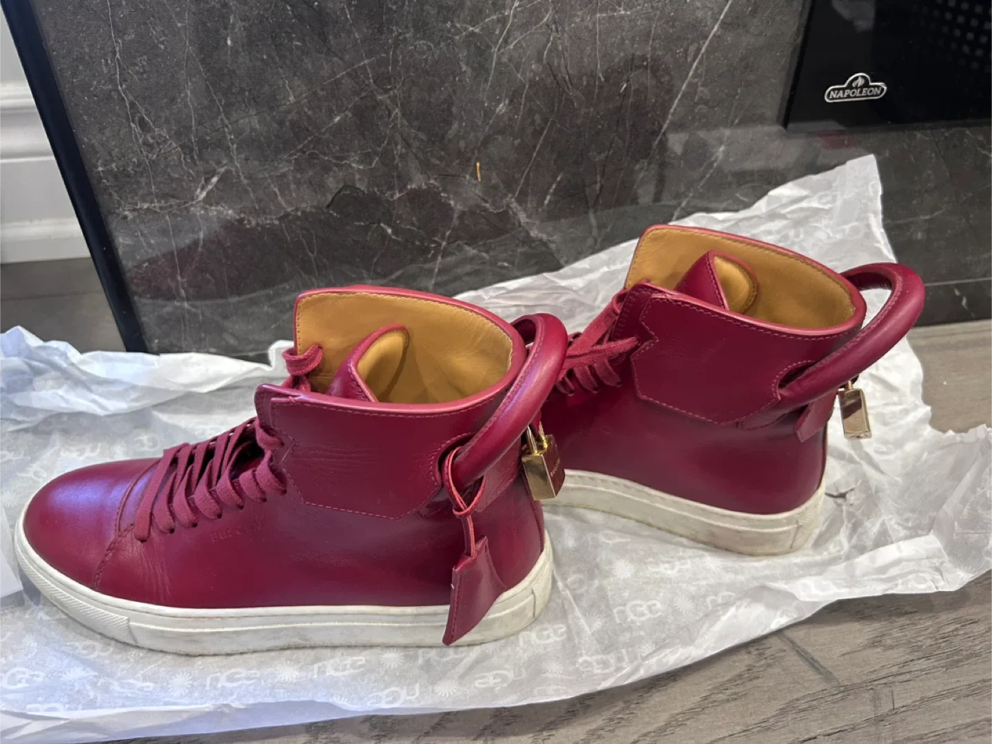 Buscemi High-Top Sneakers, Size 37 image indicator(7)
