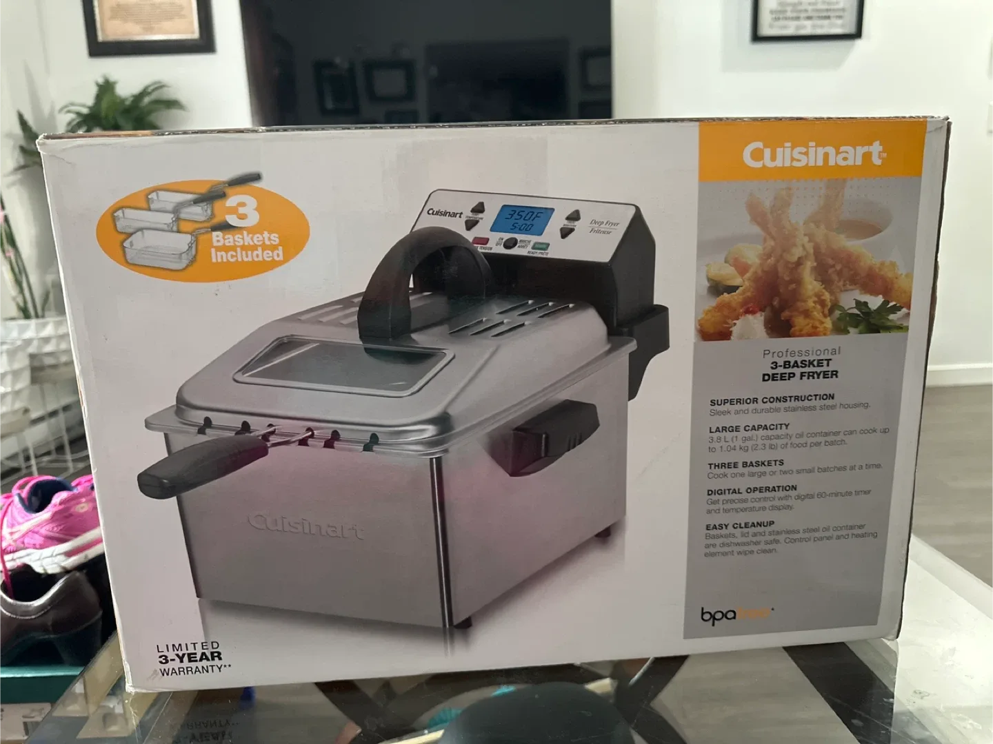 Cuisinart Professional 3-Basket Deep Fryer