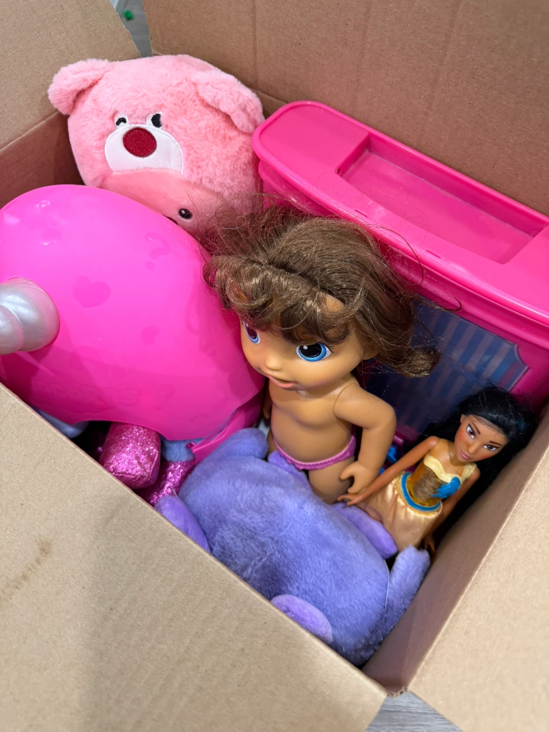 Box of Toys - Plushies, Dolls, and More!