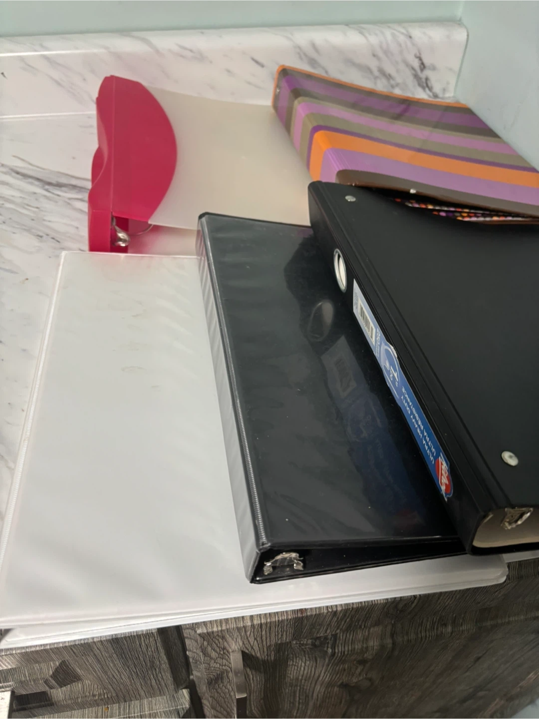 Binders - Black, White, Pink