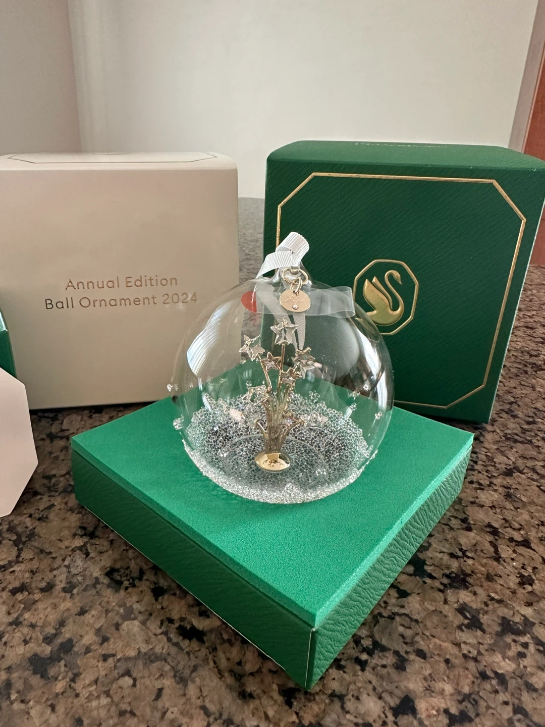 Swarovski Annual Edition Ball Ornament 2024 - New in Box - photo 2