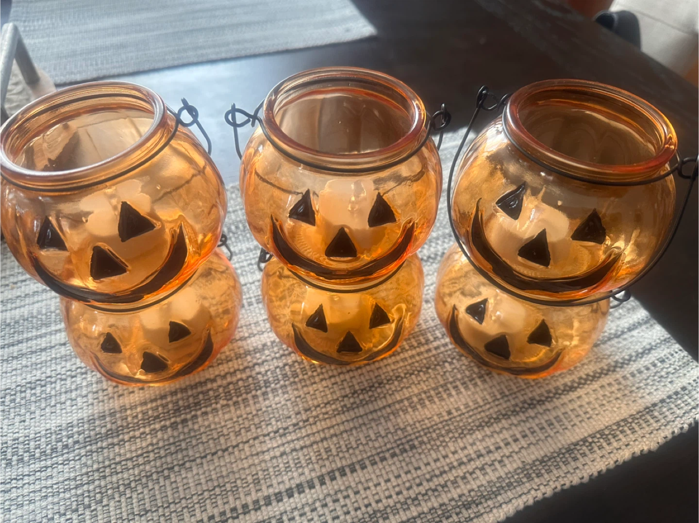 Halloween Pumpkin Decor- Set of 6