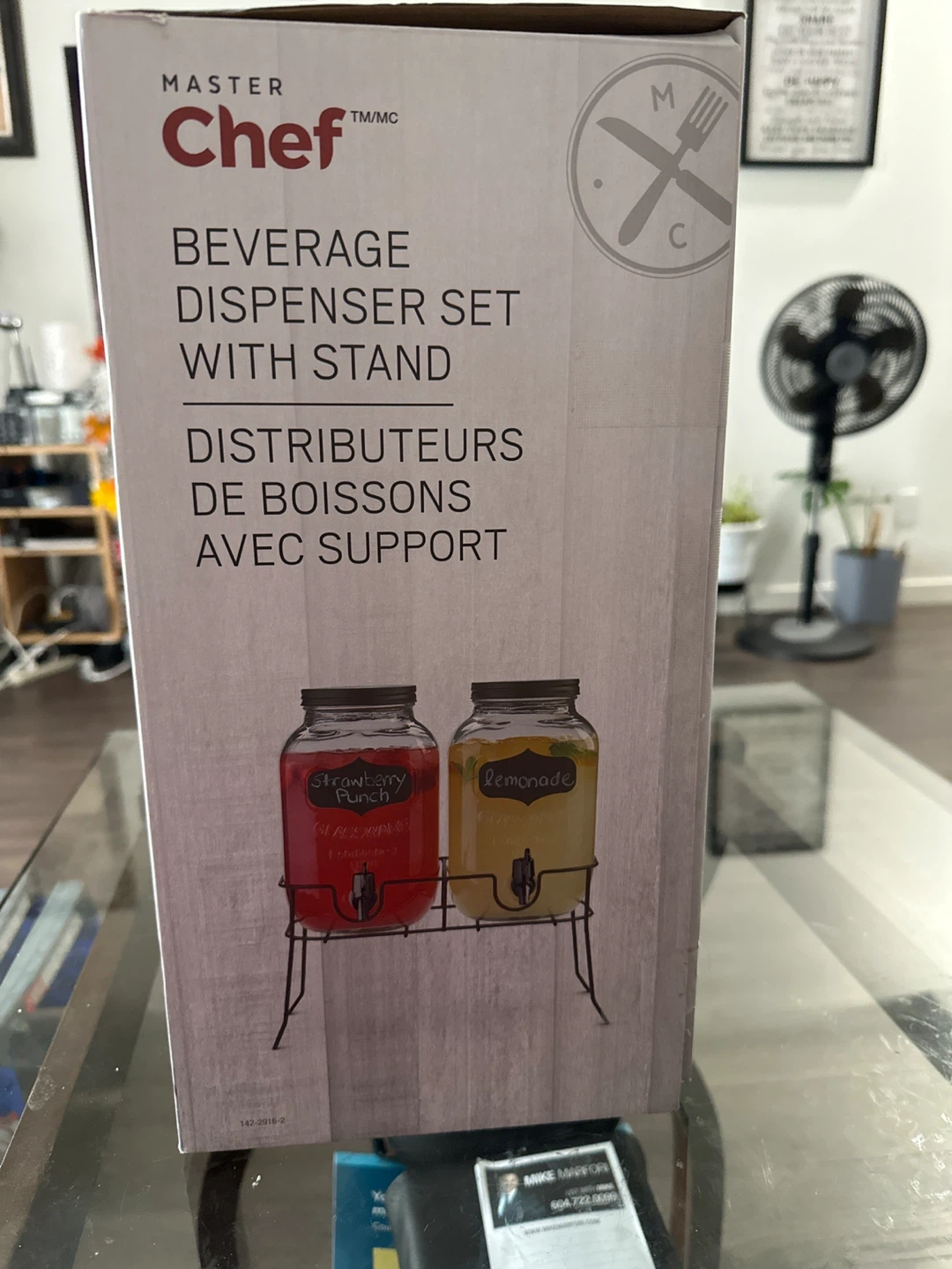 Master Chef Beverage Dispenser Set with Stand - New - photo 2