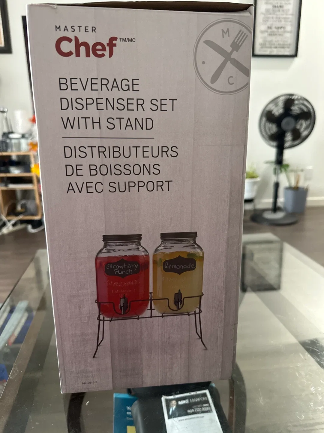 Master Chef Beverage Dispenser Set with Stand - New image indicator(2)