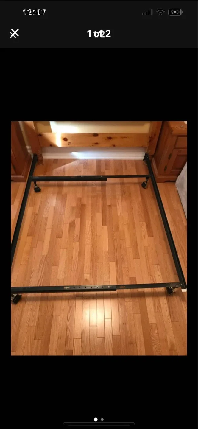Adjustable Bed Frame with Wheels thumbnail