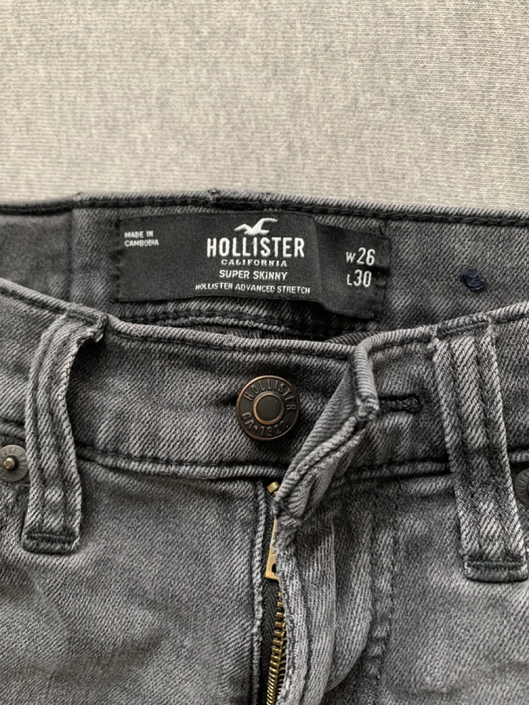 Hollister Super Skinny Men’s Jeans W26 L30 - photo 3
