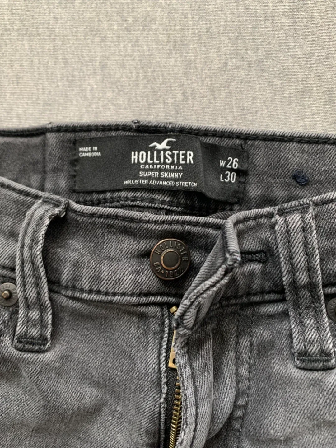 Hollister Super Skinny Men’s Jeans W26 L30 image indicator(3)