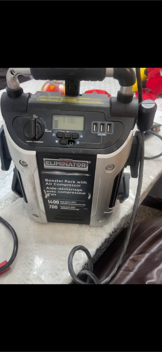 Eliminator Booster Pack with Air Compressor