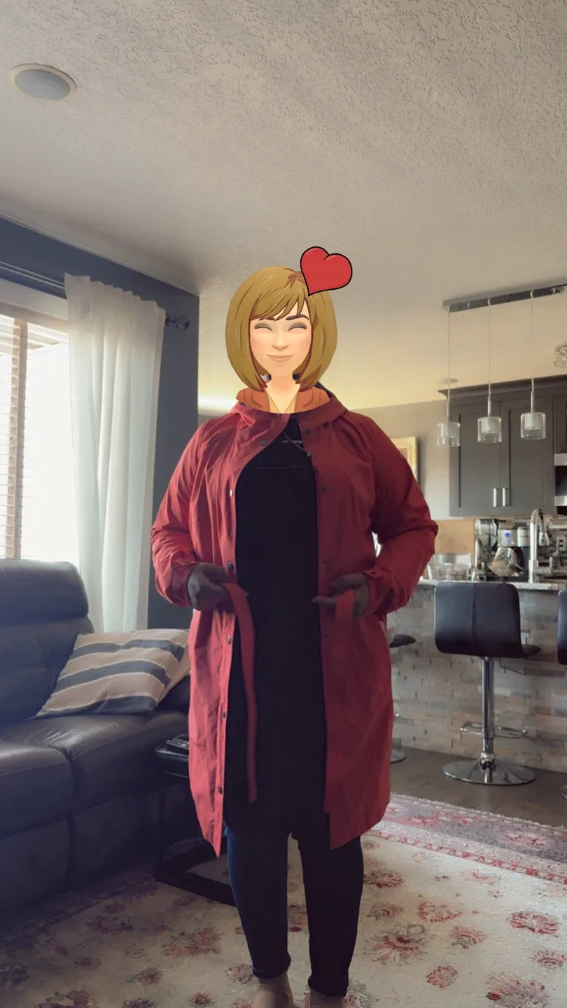 Columbia Red Rain Jacket image indicator(4)