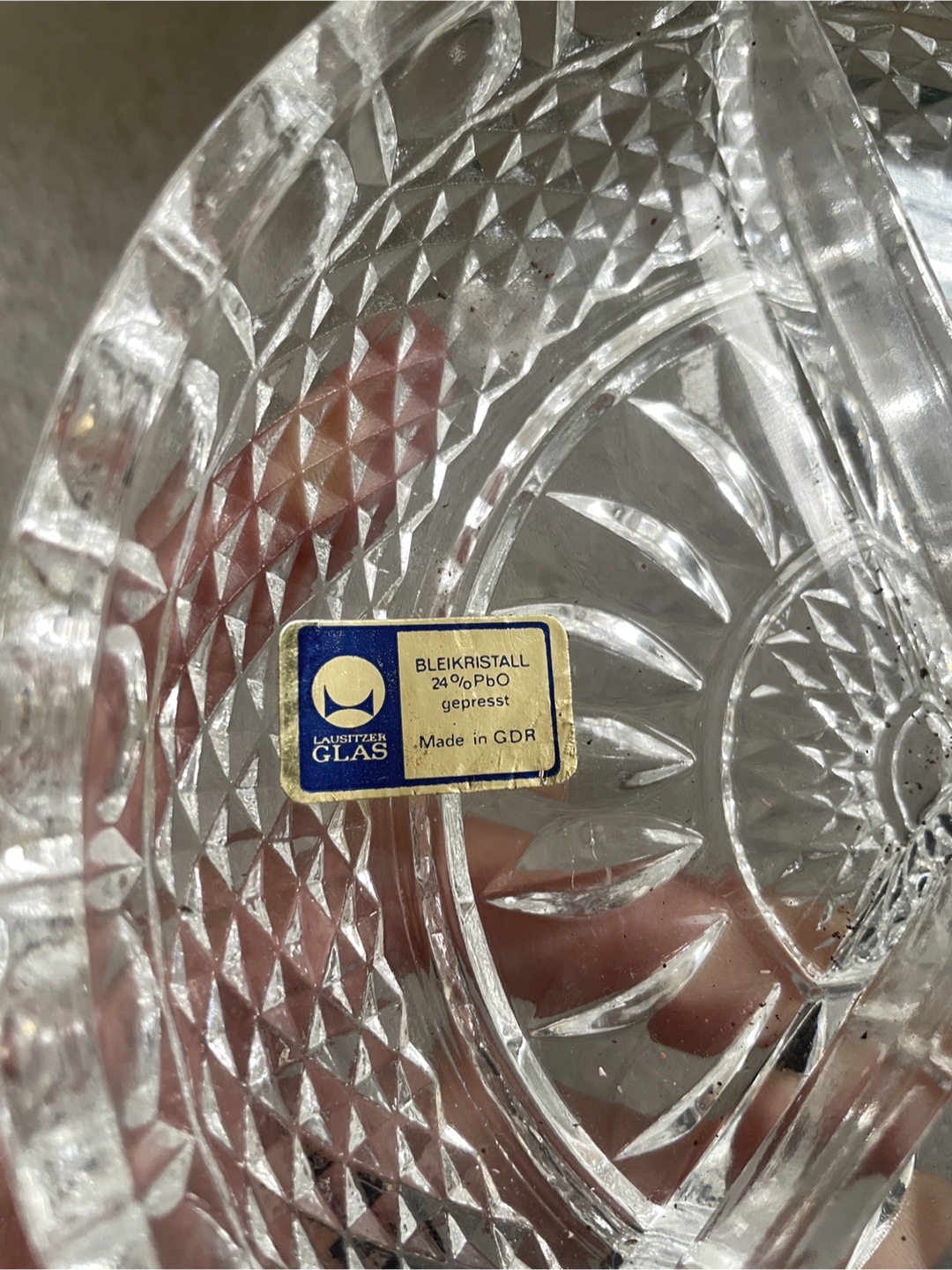 Lausitzer Glas Bleikristall 24%PBO Crystal Bowl - photo 2
