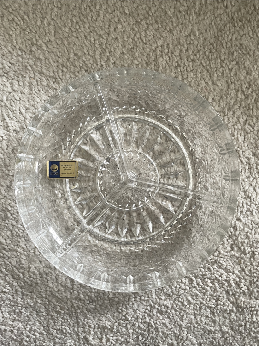 Lausitzer Glas Bleikristall 24%PBO Crystal Bowl