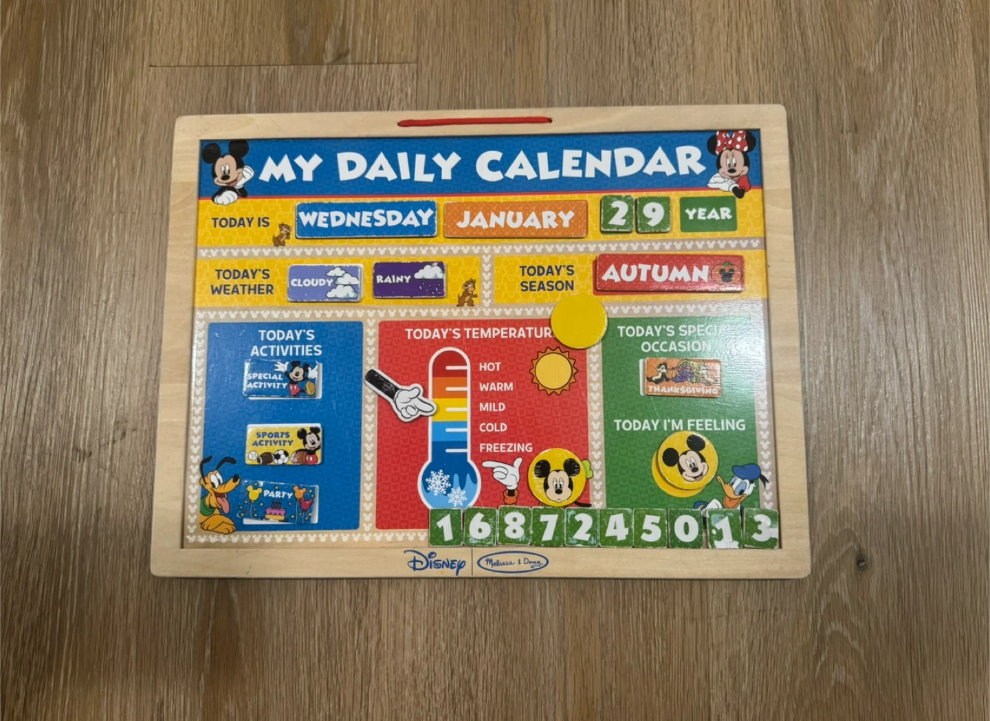 Disney Mickey Mouse My Daily Calendar