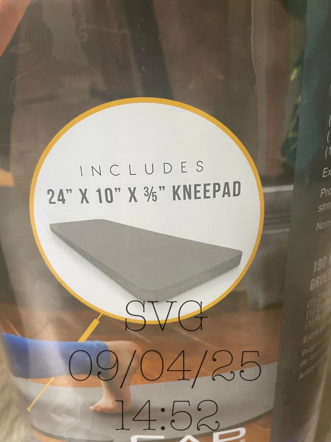 CAP Purple High Density Exercise yoga Mat - New image indicator(3)