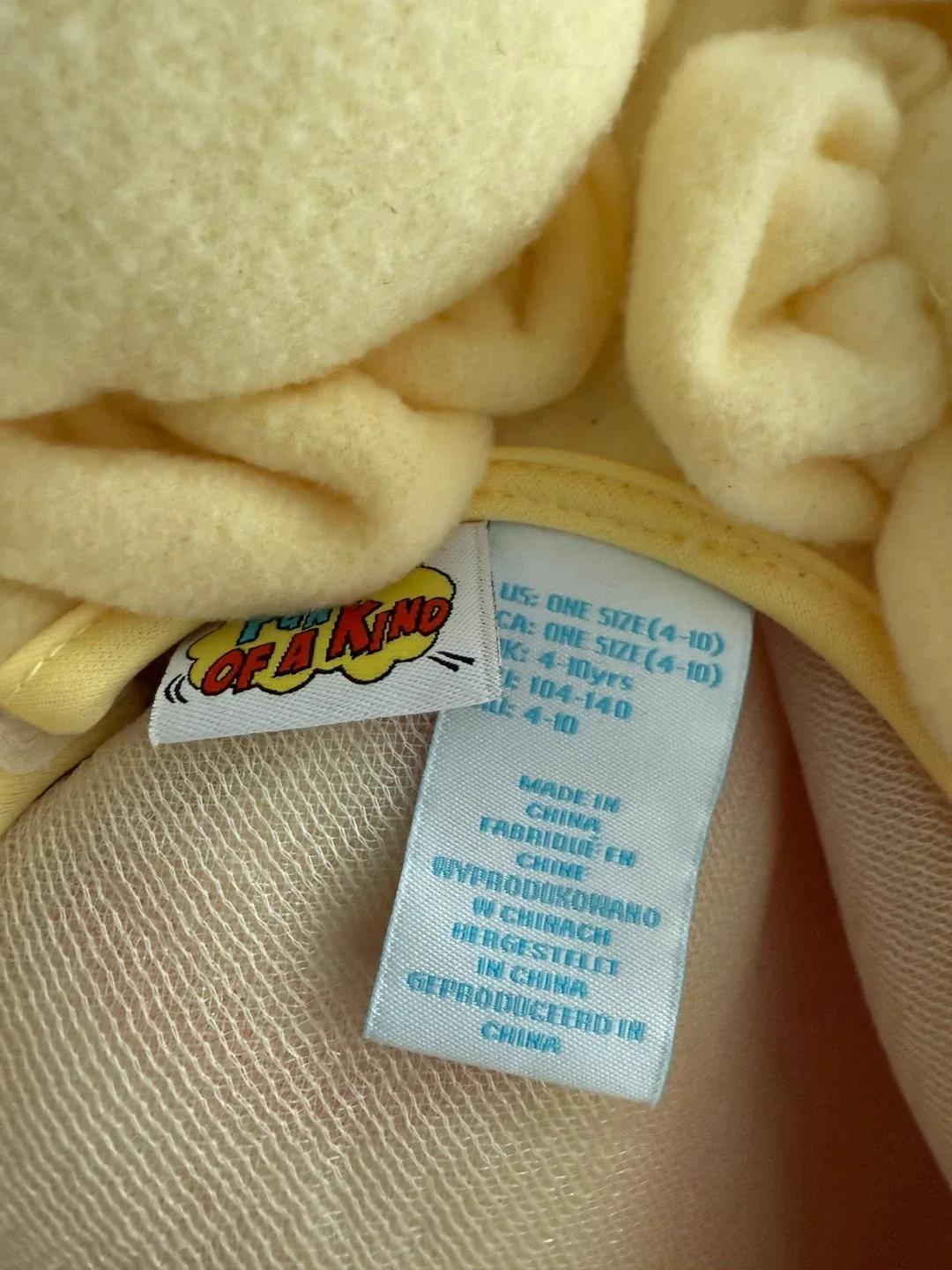 Kids One Size (size 4-10) Popcorn Costume with Headband image indicator(6)