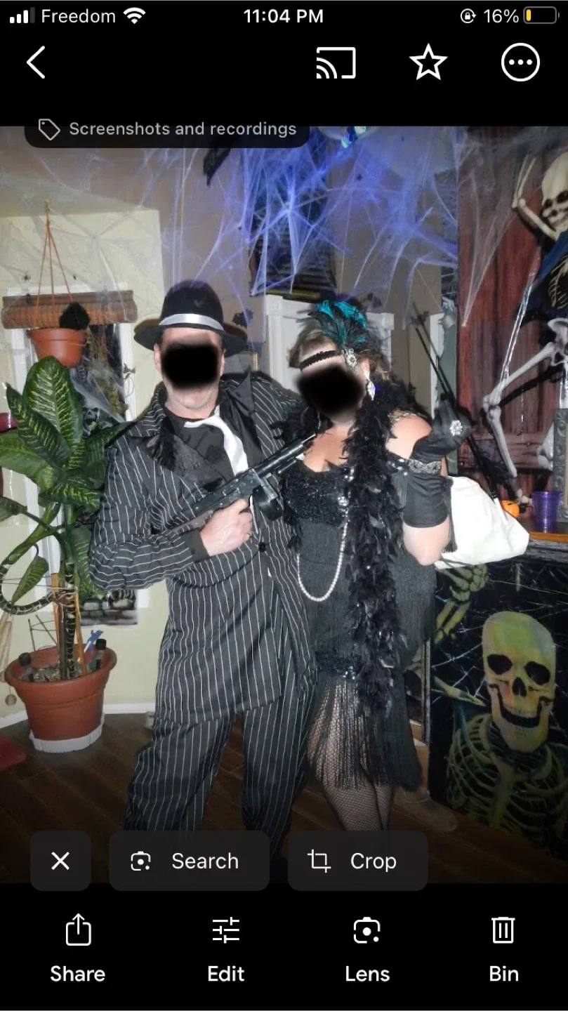 Deluxe Adult Gangster Halloween Costume Zoot Suit - X-Large