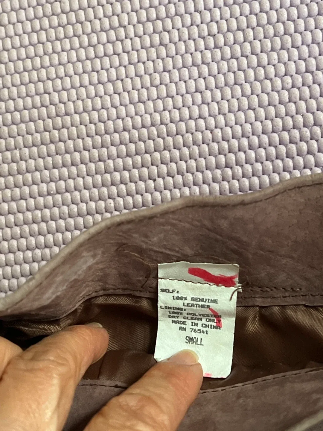 AXESSORIUM Leather Fringe Skirt - Size Small image indicator(3)