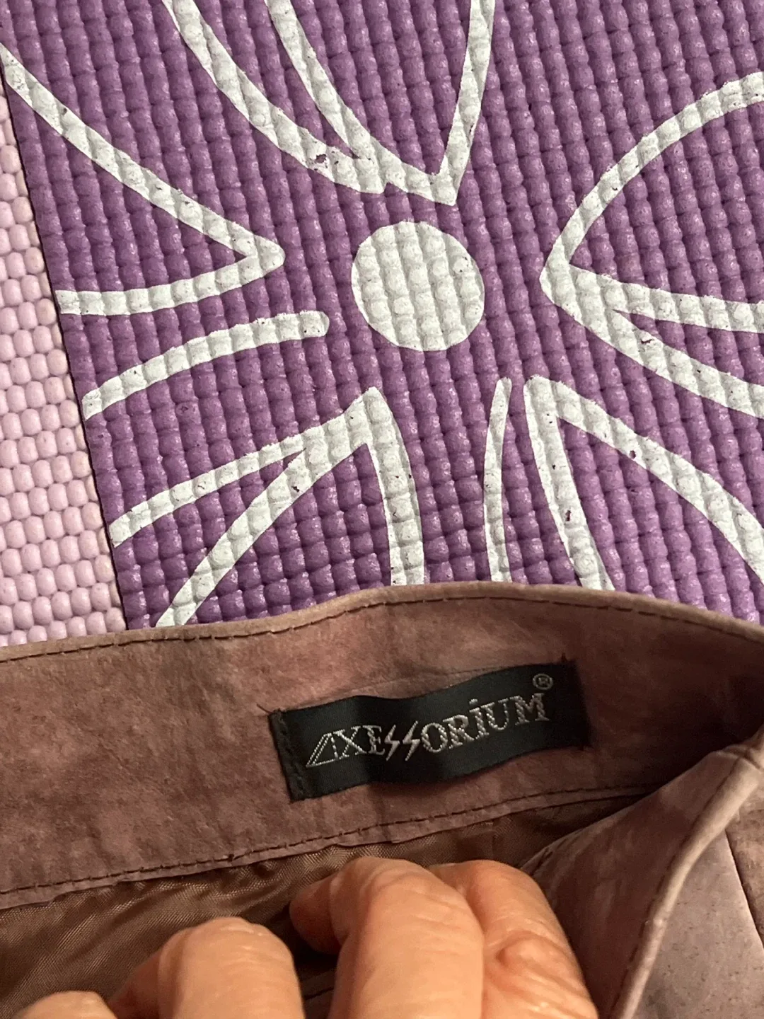 AXESSORIUM Leather Fringe Skirt - Size Small image indicator(4)