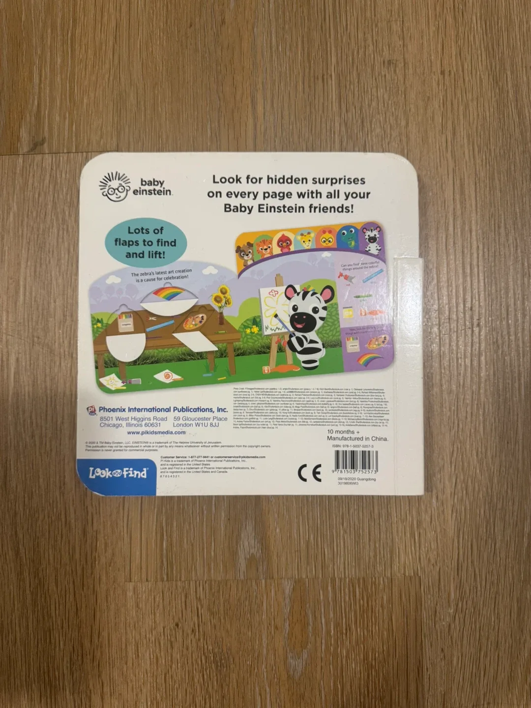 Baby Einstein Lift a Flap Animal Book for Toddlers image indicator(3)