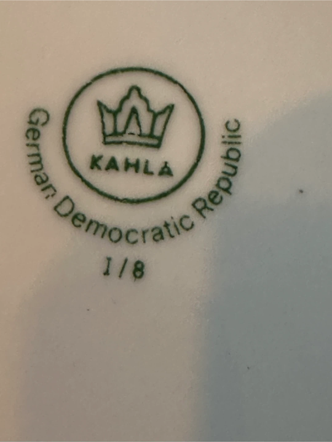 Kahla German Democratic Republic Floral Plates (6) - photo 5