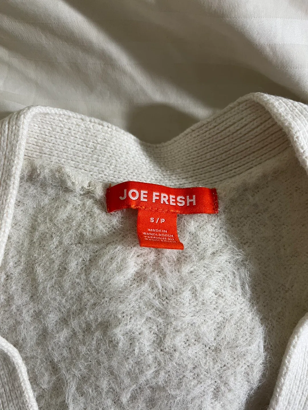 Joe Fresh White Cardigan - Size S image indicator(2)