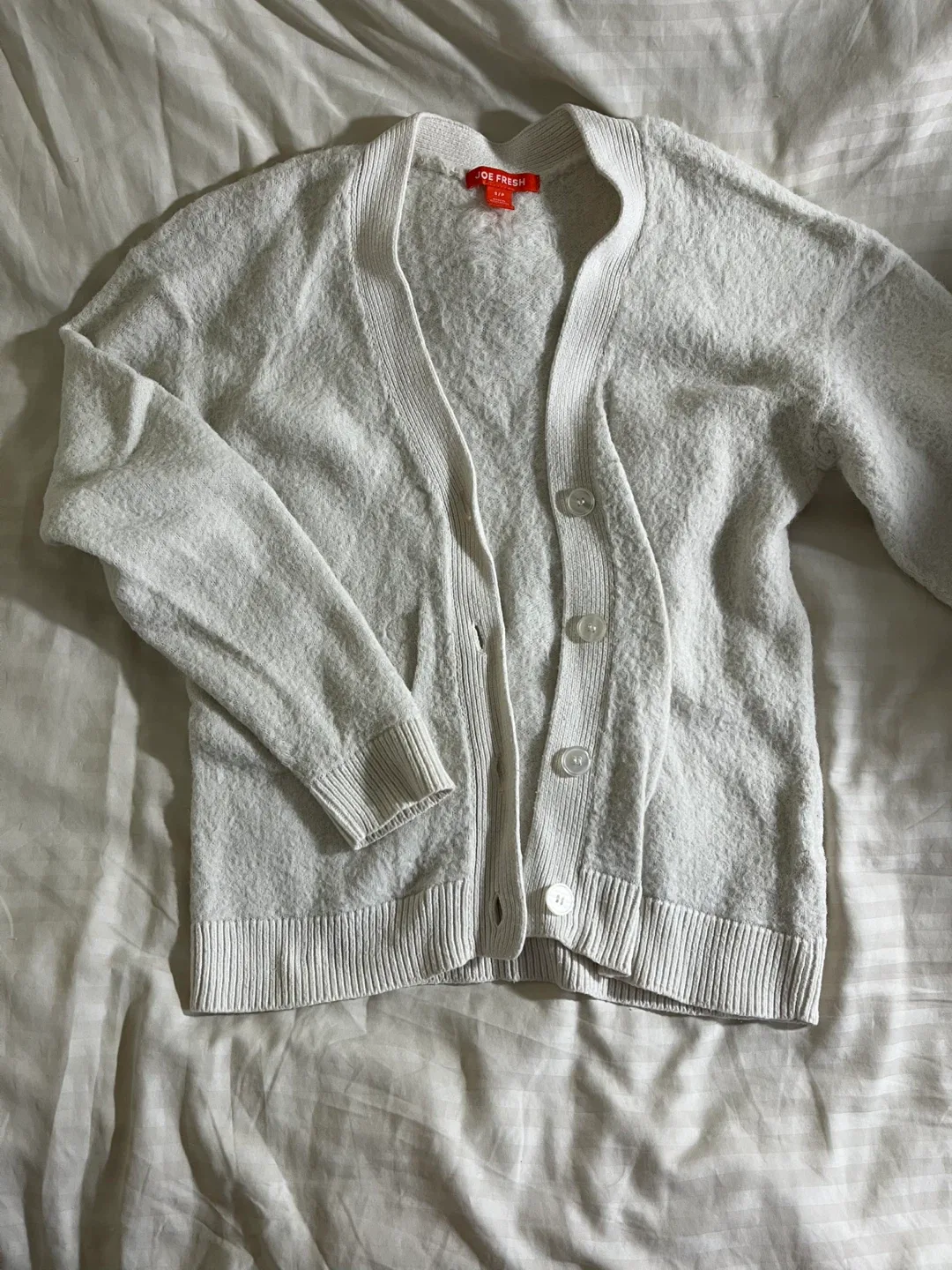 Joe Fresh White Cardigan - Size S
