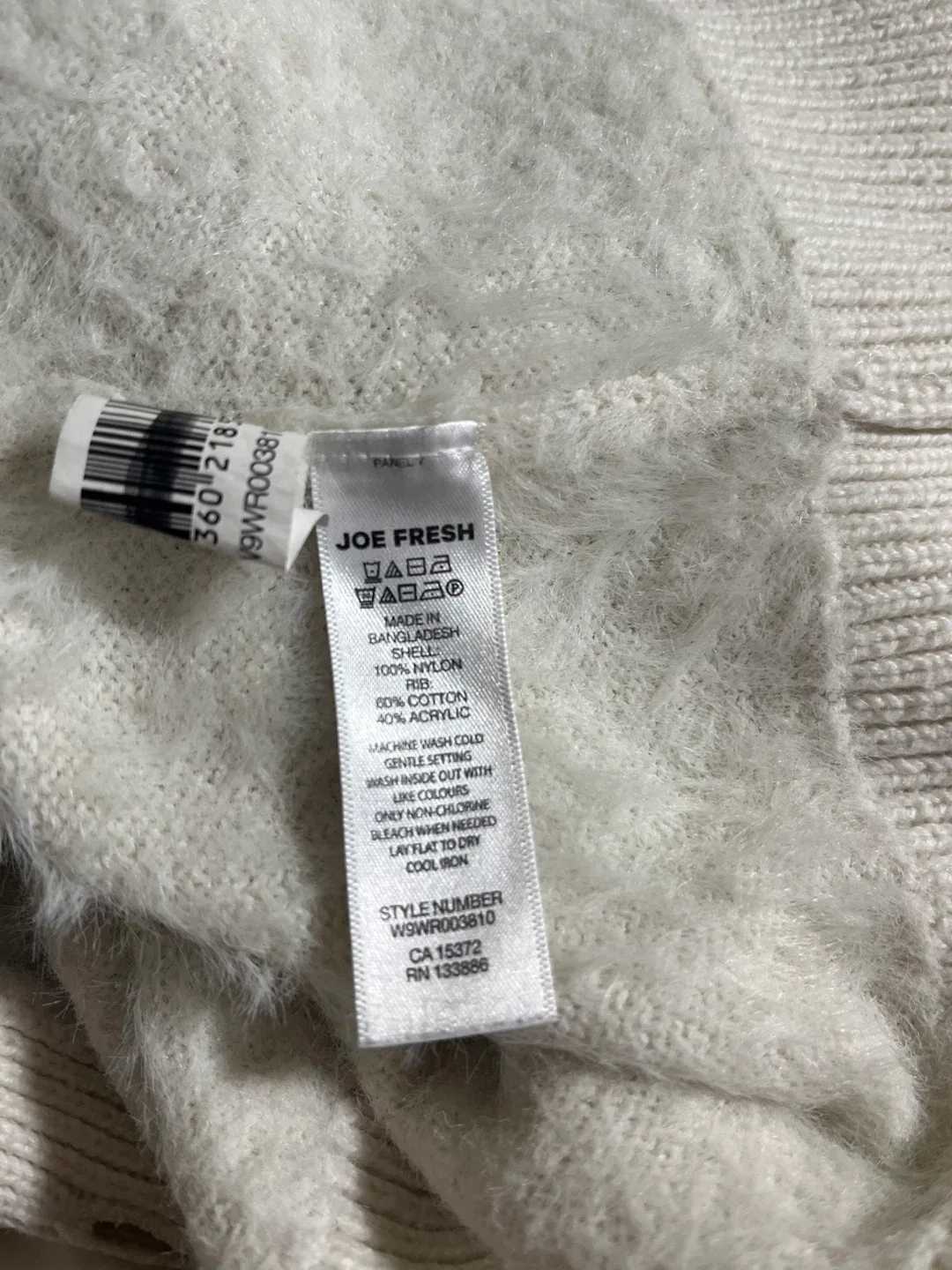 Joe Fresh White Cardigan - Size S image indicator(5)