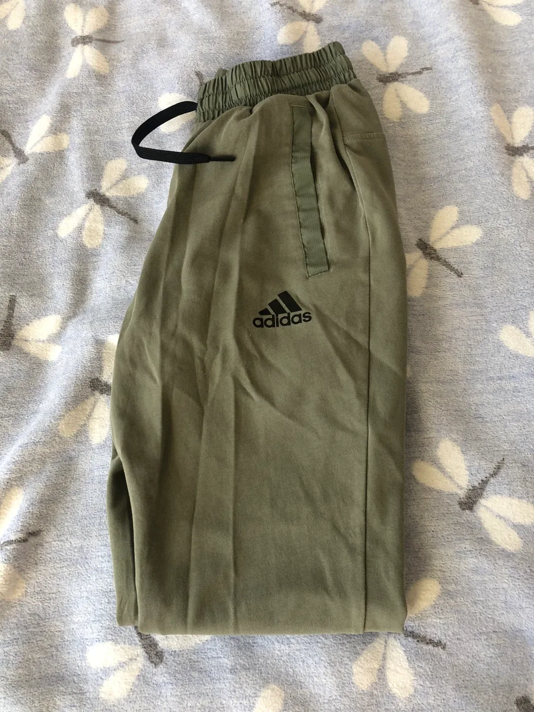 Adidas Army Green Joggers - Size S image indicator(5)