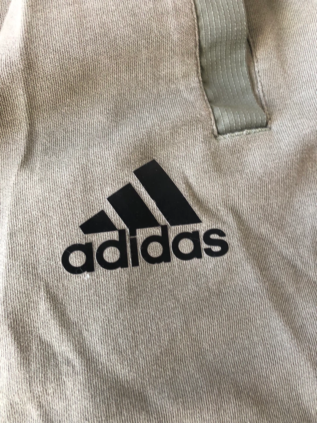 Adidas Army Green Joggers - Size S - photo 3