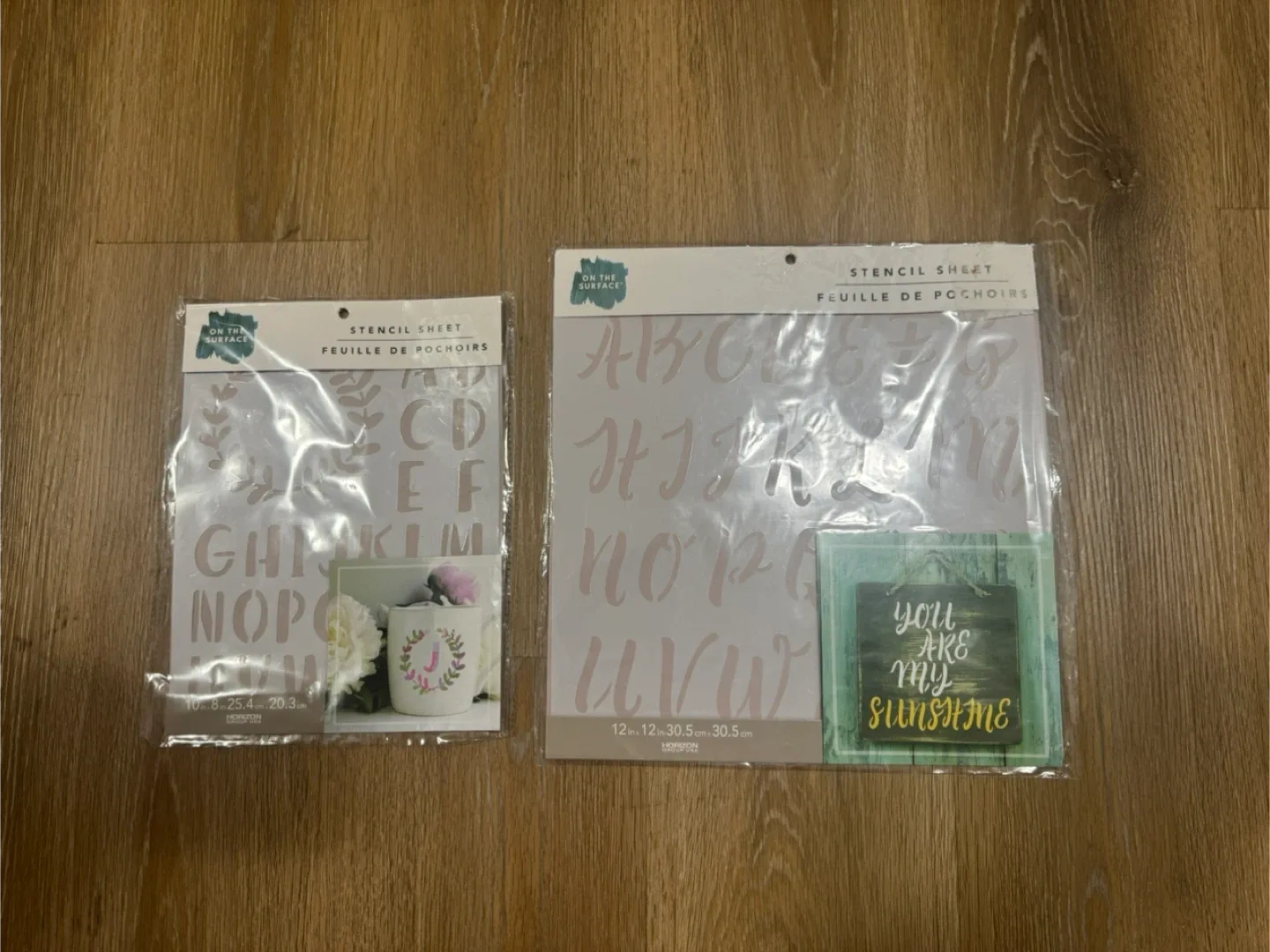 Stencil Sheets - Two Sizes and Fonts thumbnail