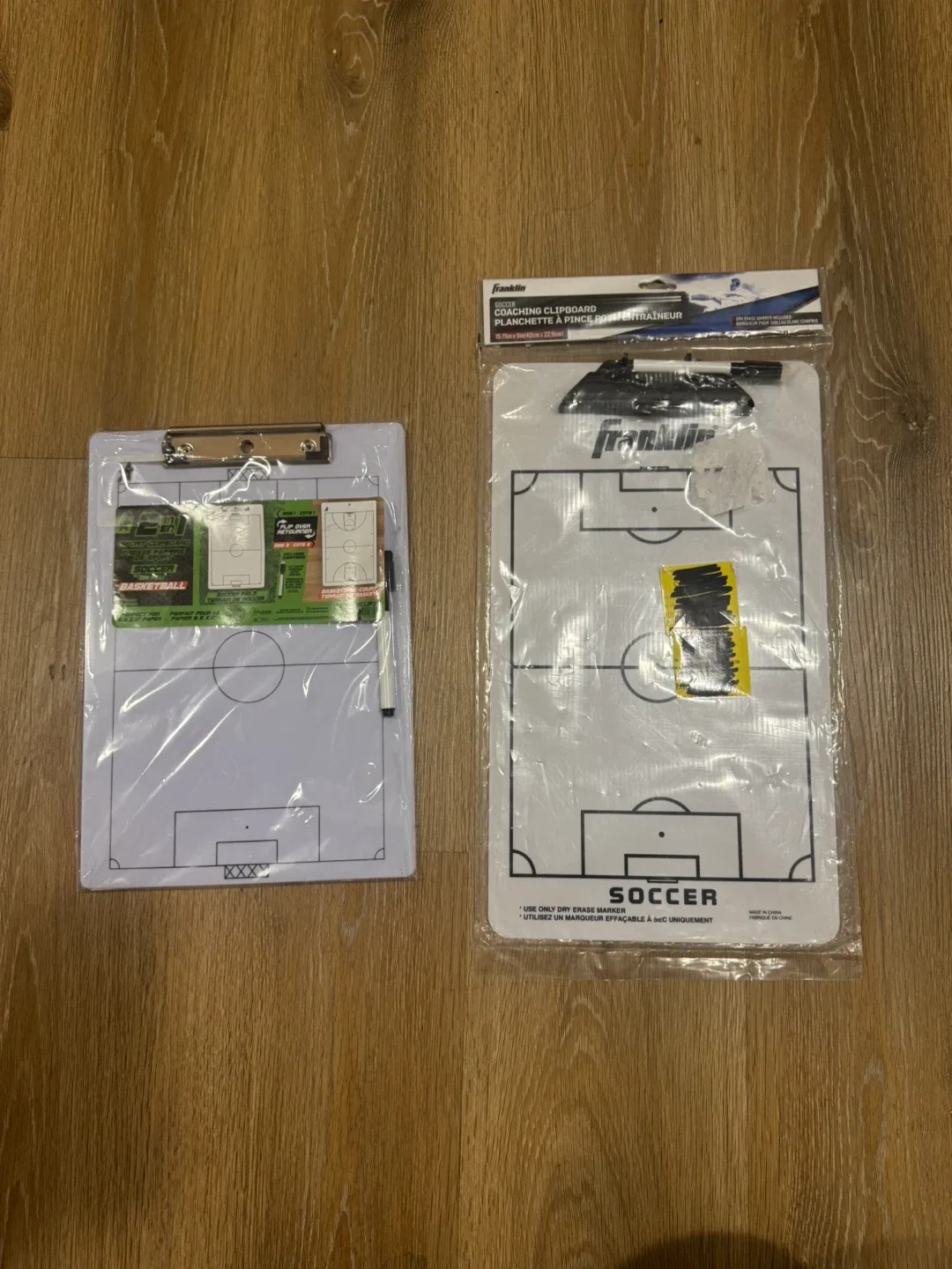 Sports Clipboard - Soccer and Basketball x2 thumbnail