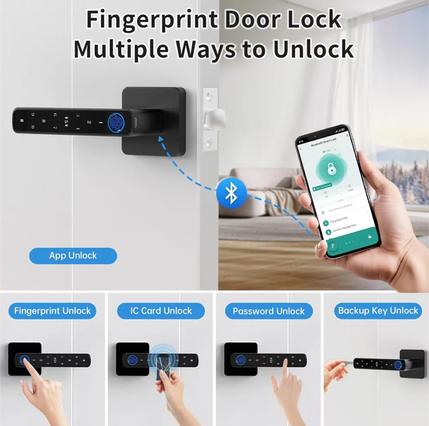 Intelligent Fingerprint Door Lock - photo 2