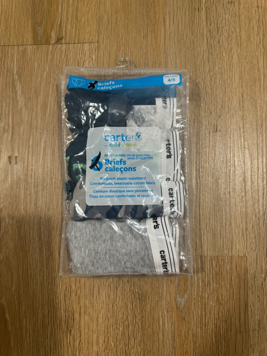 Carter’s Toddler Boy Briefs x 4 Size 4-5T thumbnail