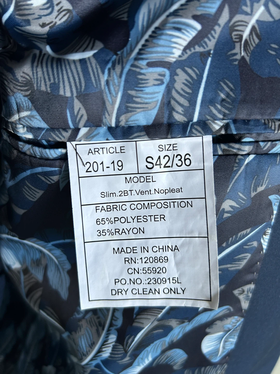 Renoir Suit - Size S42/36 - Slim Fit - photo 4