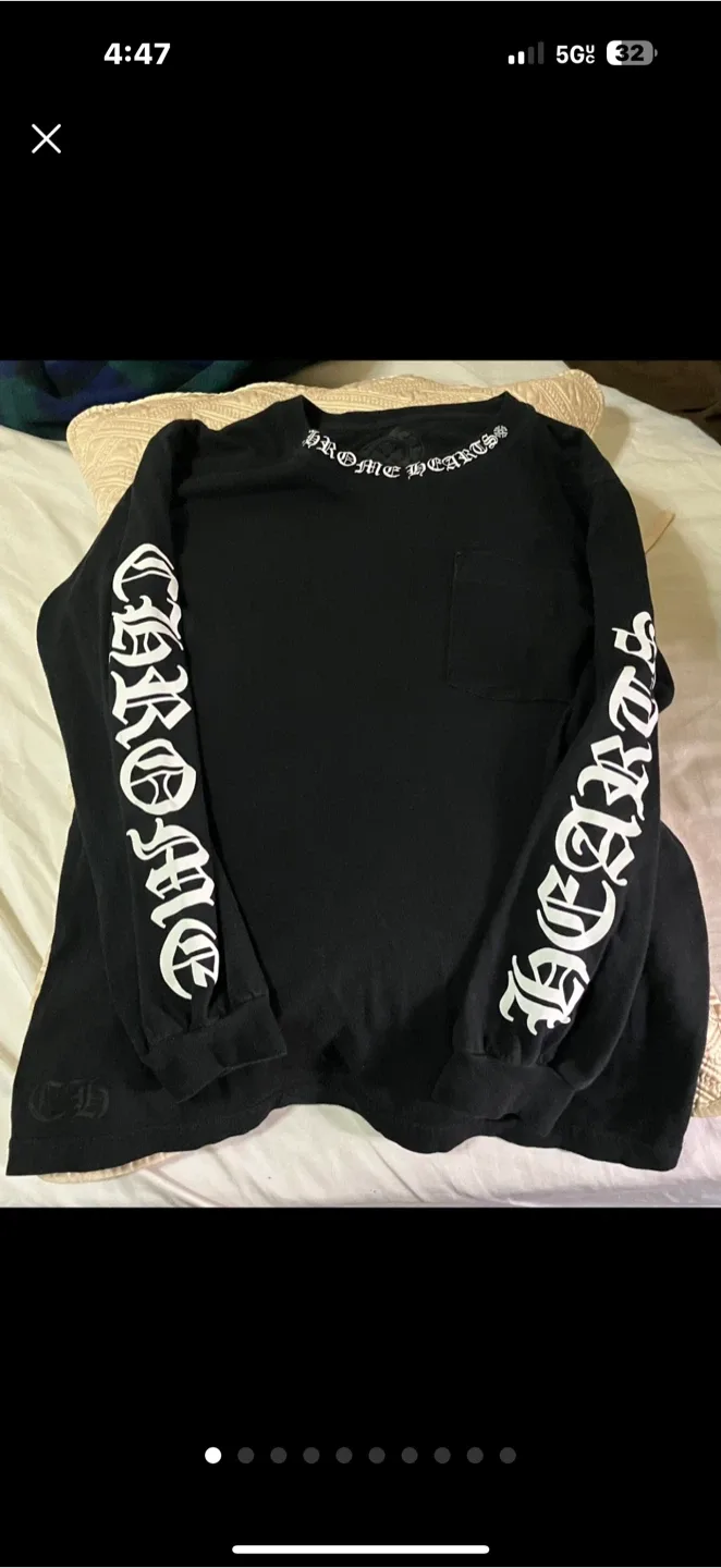 Chrome Hearts Black Long Sleeve Shirt image indicator(2)