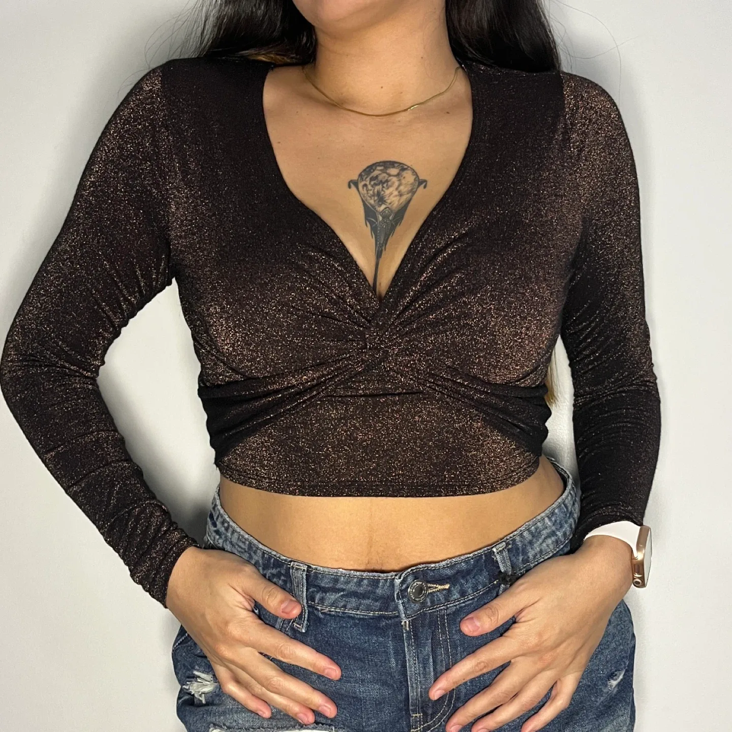 Sparkly Long Sleeve Top thumbnail