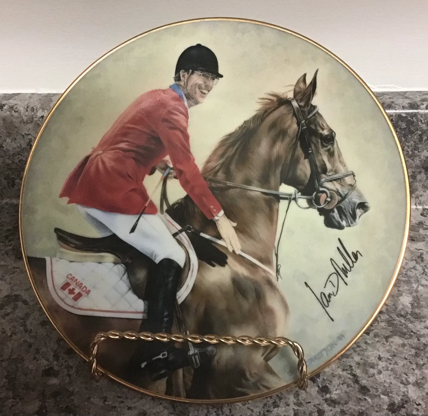 American Artists 'The Kidnapped Mare' Plate thumbnail