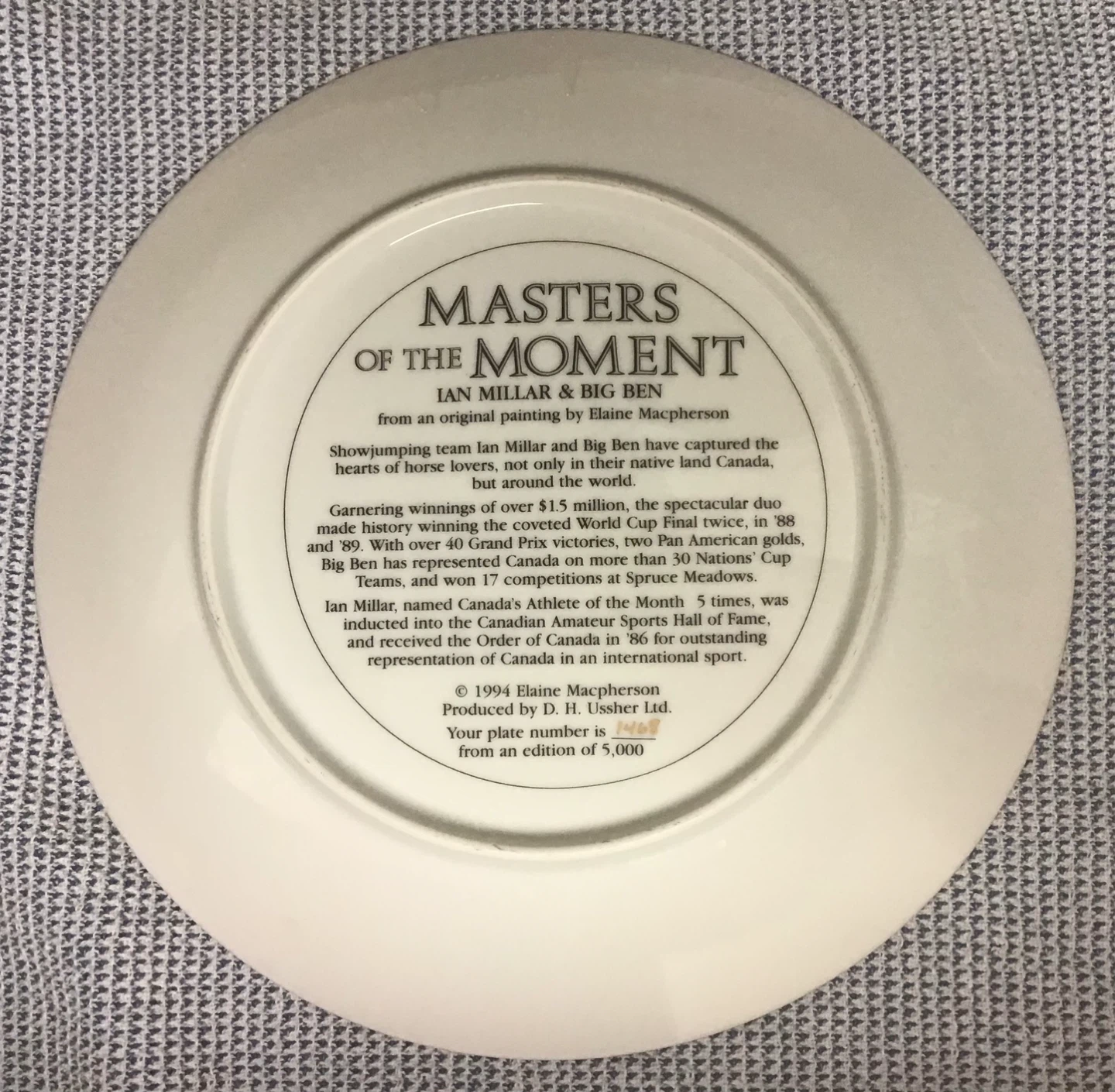 American Artists 'The Kidnapped Mare' Plate - photo 2