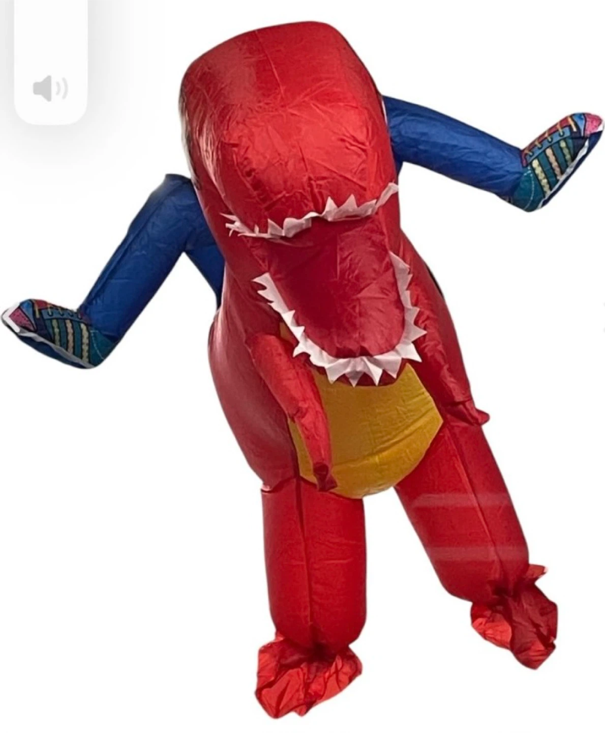 Dinosaur blow kids new costume