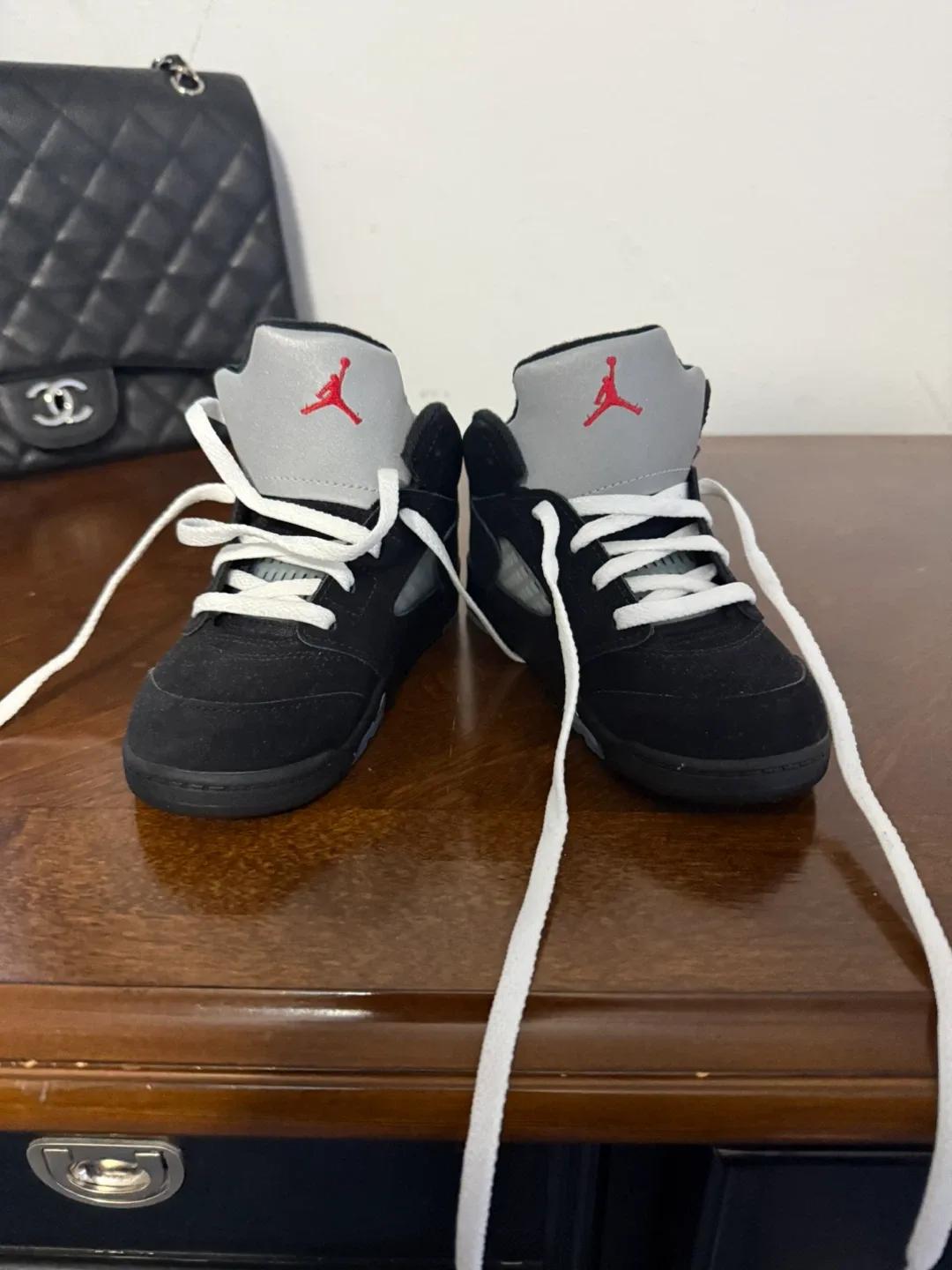 Nike Air Jordan 5 Retro Black/Grey Size Unknown image indicator(5)