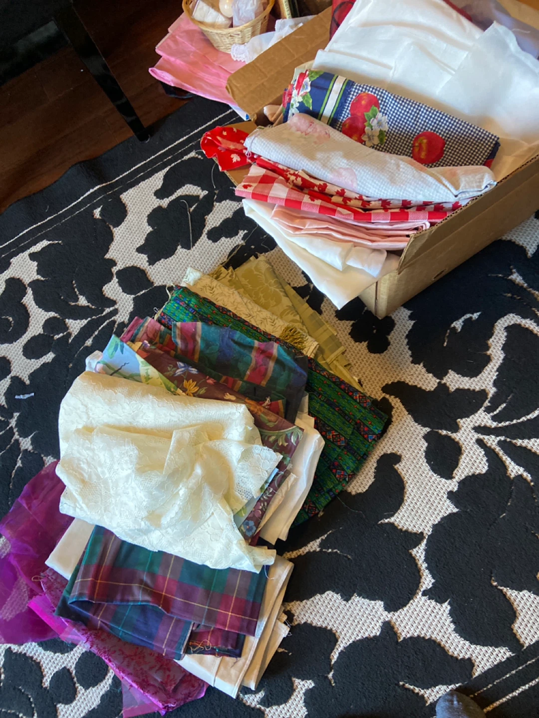 Mixed Fabrics - Assorted Colours & Patterns